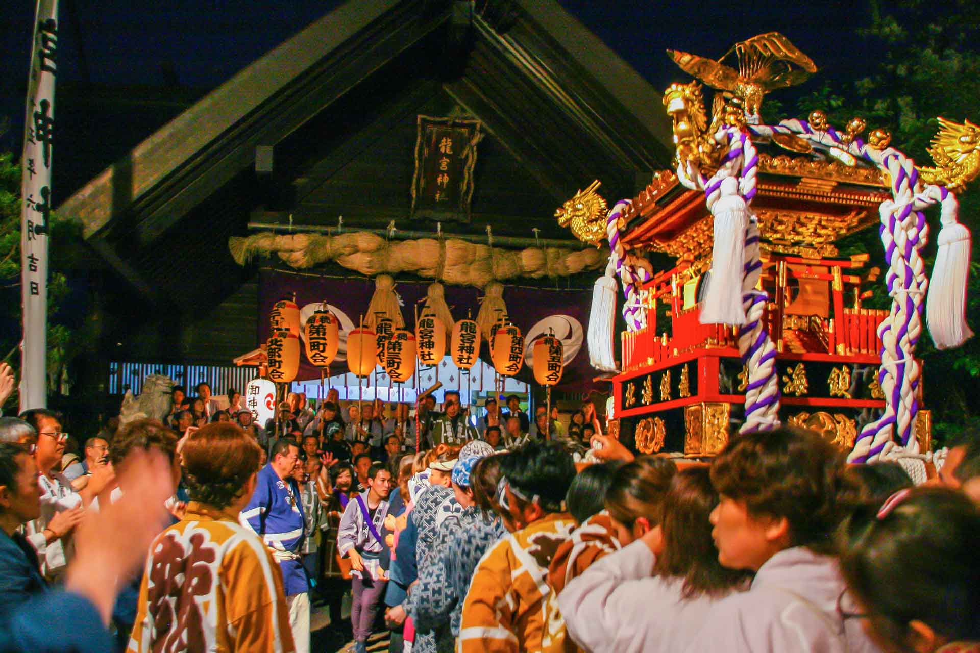 龍宮神社例大祭神輿